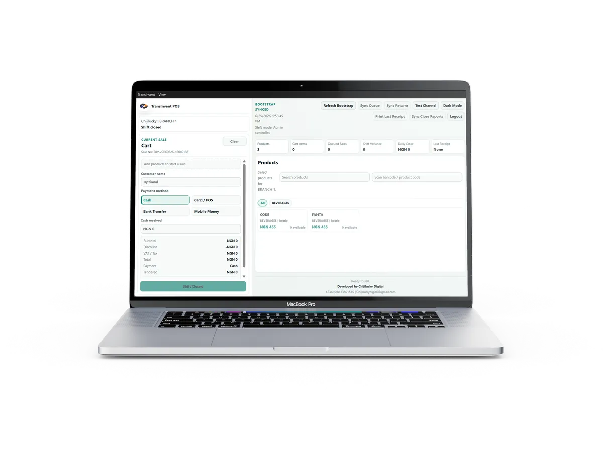 POS Product Entry